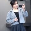 Áo khoác dạ style Hàn ( C51: xanh / C52: Xám)