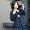 Áo khoác 2 lớp lót nỉ có mũ NET ( Hồng A7 / Đen A8 / Xám A9 )