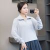Áo len có khoá cổ STYLE ÂU MỸ ( H42 Navy /  H43 Xám Xanh / H44 Nâu )