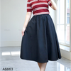 Chân váy dáng dài, lưng chun style Hàn / C2 xám , C3 xanh than , C4 đen, C5 xanh rêu , C6 trắng kem