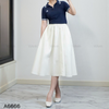 Chân váy dáng dài, lưng chun style Hàn / C2 xám , C3 xanh than , C4 đen, C5 xanh rêu , C6 trắng kem