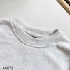 Áo T73 sweater thêu chữ / XÁM CHỮ ĐỎ