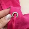 Áo hoodie croptop có mũ style Âu Mỹ / H22 hồng , H23 trắng kem