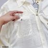 Áo sơ mi tơ lụa Style Hàn - FREESIZE ( T30 trắng - D30 Đen )