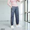Quần dài jogger cạp chun bo gấu / C40 xanh lá , C41 đen , C42 xám , C43 nâu
