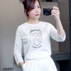 Áo thun tay lửng style Hàn / Z1 TRẮNG - Z2 BE - Z3 ĐEN