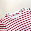 Áo thun vai bồng style US UK / C2 trắng kẻ đỏ - C4 xanh kẻ trắng