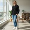 Áo sweater nỉ style US UK / T21 đen - T22 trắng - T23 đỏ - T25 xanh dương - T28 Xanh lá