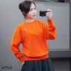 Áo sweater nỉ style US UK / T24 cam , T26 xanh than , T27 nâu nhạt , T29 xám , T30 đỏ mận