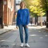 Áo sweater nỉ style US UK / T21 đen - T22 trắng - T23 đỏ - T25 xanh dương - T28 Xanh lá