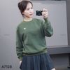 Áo sweater nỉ style US UK / T21 đen - T22 trắng - T23 đỏ - T25 xanh dương - T28 Xanh lá