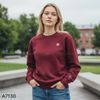 Áo sweater nỉ style US UK / T24 cam , T26 xanh than , T27 nâu nhạt , T29 xám , T30 đỏ mận