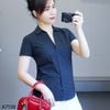 Áo sơ mi ngắn tay xuất xịn / V7 trắng - V8 đen