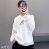 Áo hoodie in chữ style US UK / C10 trắng - C11 tím - C12 xám - C14 đen