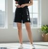 Quần short in chữ style US UK / ĐEN