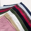 Quần jogger nỉ thêu thỏ style Nhật D.o.D / Xanh lá D73 - Đỏ hồng D74 - Be D75 - Hồng - D76 - Nâu D77