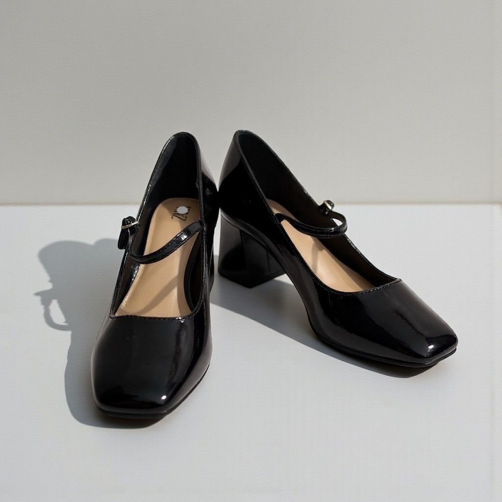 Giày cao gót xuất Âu Z / ĐEN