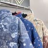 Áo khoác mặc 2 kiểu - style Âu Mỹ / Xanh hoa trắng K5 - Xanh hoa đỏ K6 - Nâu hoa K7
