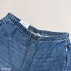 Quần bò jeans ống suông thêu nơ style US UK Q22