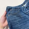 Quần bò jeans ống suông đính tán túi style US UK / Size: M / XANH