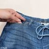 Quần bò jeans ống suông đính tán túi style US UK / Size: M / XANH