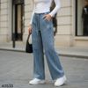 Quần bò jeans thêu hoa hồng style US UK / Size: S / XANH