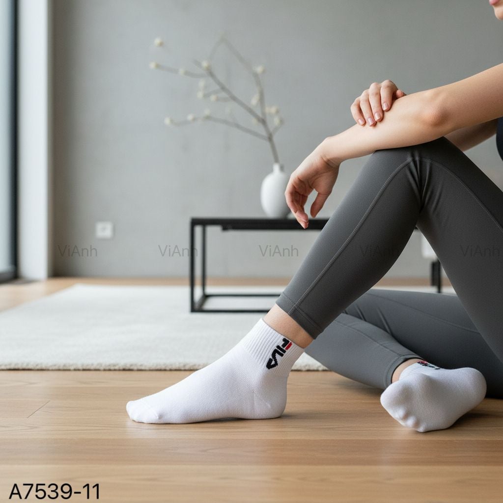 SET 6 đôi tất cổ thấp style US UK / / MÀU TỐI - MÀU SÁNG