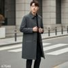 Áo khoác dáng dài ( set 2 lớp ) style Hàn / Xanh Xám D46