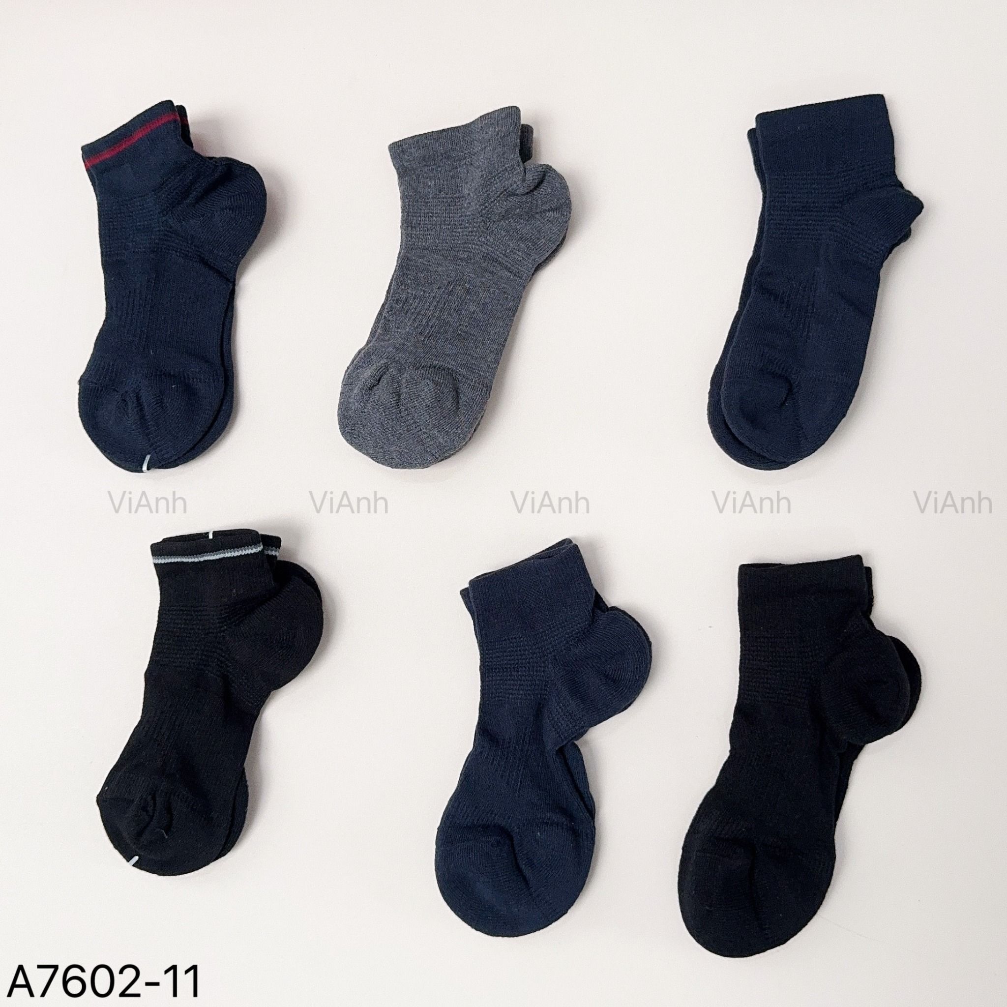 SET 6 đôi tất cổ thấp style Nhật / 2-3 MÀU (NGẪU NHIÊN) B931 B932