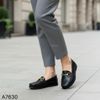 Giày A93 lười Slip on Lady Confort A7630 / ĐEN