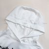 Áo hoodie in chữ đen style US UK / TRẮNG