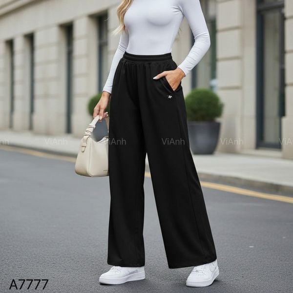 Quần ống rộng style Hàn