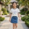 Áo thun ngắn tay in hình trẻ em style Hàn / F346 F347