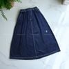Váy dài Jeans style Hàn A2001 / XANH JEANS V21