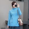 Áo len cao cổ xuất Hàn / V2 xanh than , V3 nâu nhạt , V4 đen , V5 xanh nhạt , V6 nâu đậm , V7 xanh lá , V8 trắng kem , V9 xanh đậm