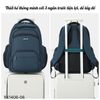 Balo vải dù nhiều ngăn XK1408 / 30x40 / D8 đen , X8 xanh , T8 trắng kem