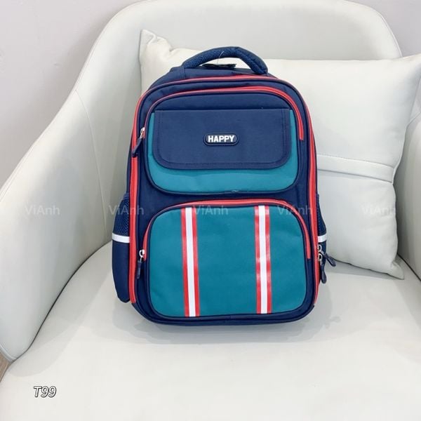 Balo trẻ em Happy T99 / 41x28 / XANH THAN