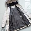 Áo khoác Parka dáng dài có mũ style Âu Mỹ / Xám P5 - Đỏ P6 - Đen P7