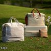 Balo Mr Ace / 43x34 / TRẮNG PHỐI TÍM