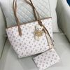 Túi S44T tote Happy Heart kèm ví, CHR S44-48 / m42 đ32 c28 / TRẮNG KEM