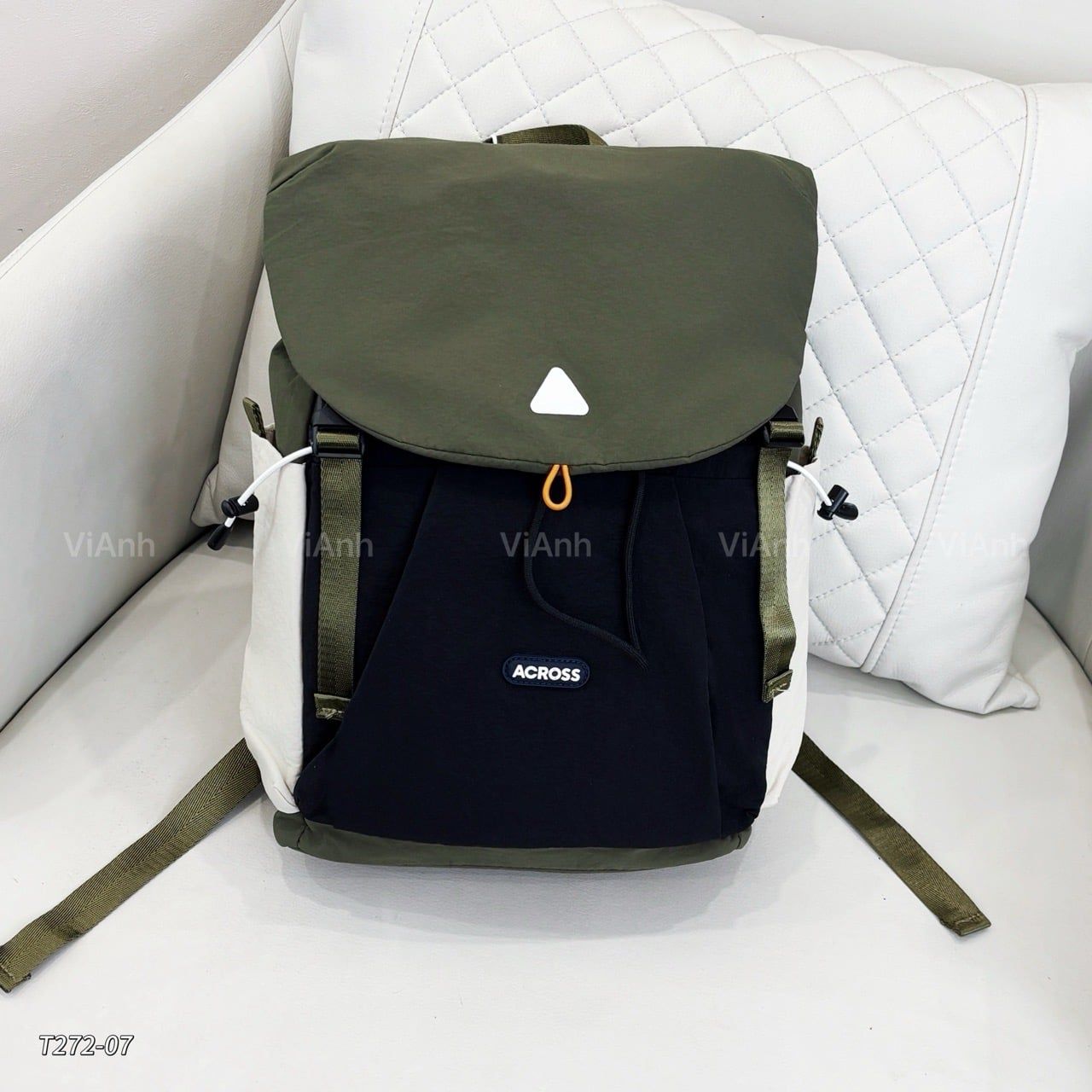 Balo vải dù T272 / 36x26 / XANH