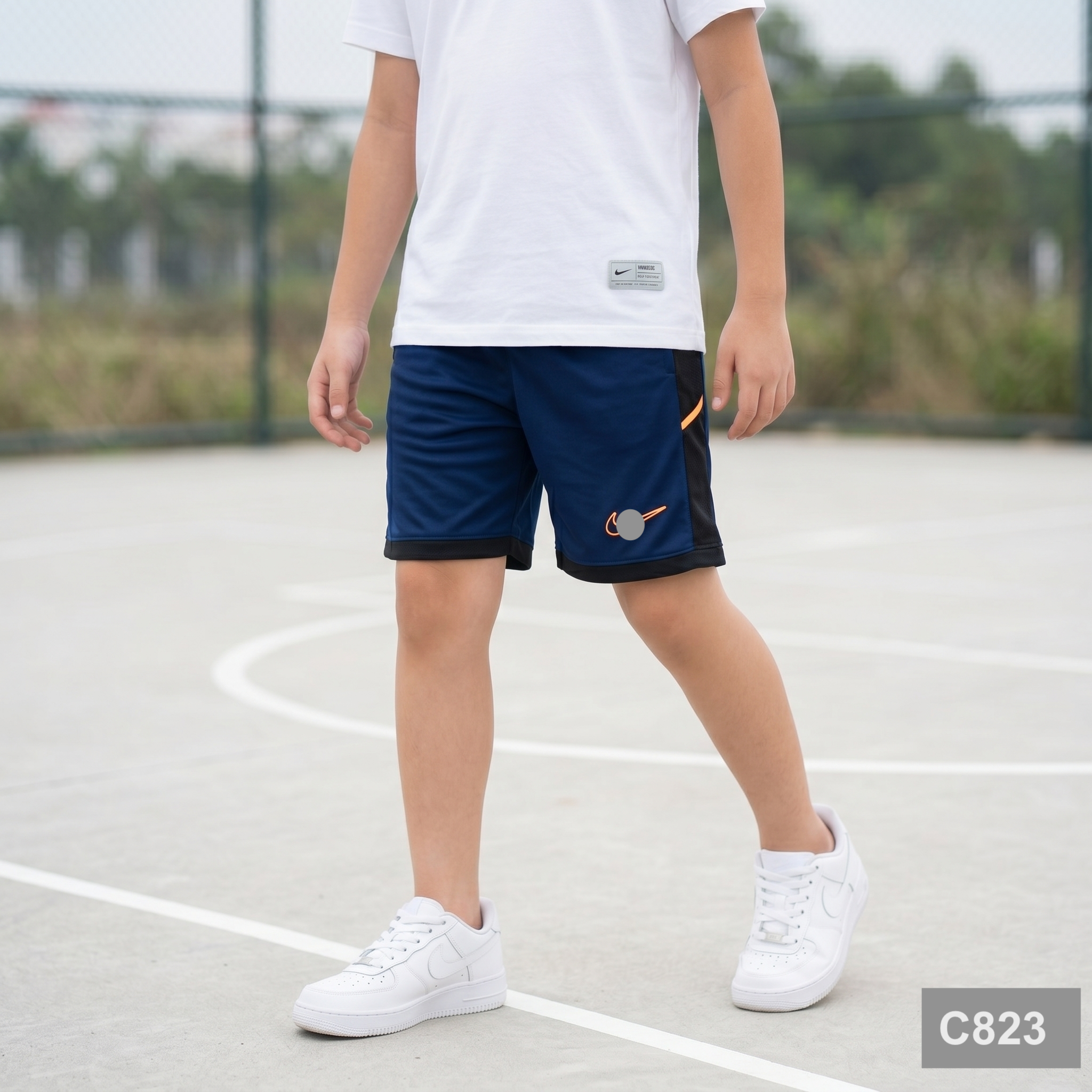 Quần C823 đùi trẻ em NK A4489 / XANH NAVY