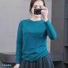 Áo thun dài tay trẻ em (phom rộng) túi ngực style US A6140 / XANH LÁ