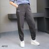 Quần jogger Q22 cạp chun style Hàn A6122 / NÂU ĐẬM