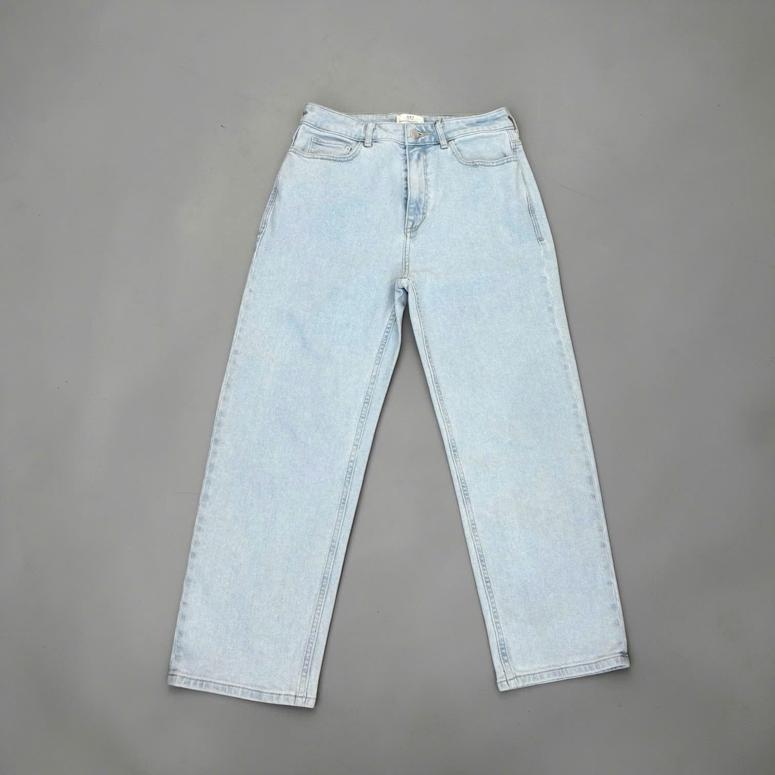 Quần bò ống rộng xuất xịn / D258