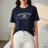 Áo thun ngắn tay in chữ Brooklyn NET /