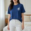 Áo thun in hình tai nghe NET / D446 XANH NAVY , D447 TRẮNG