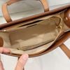 Túi xách tay kiểu Âu Mỹ / 30x23 / NÂU KHOÁ VÀNG