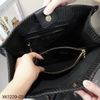 SET Totebag X29 xuất Âu chữ nhật cói thêu chữ khoác vai XK1229 / 35x27 / ĐEN