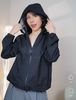 Áo khoác gió một lớp style Hàn F996 / ĐEN